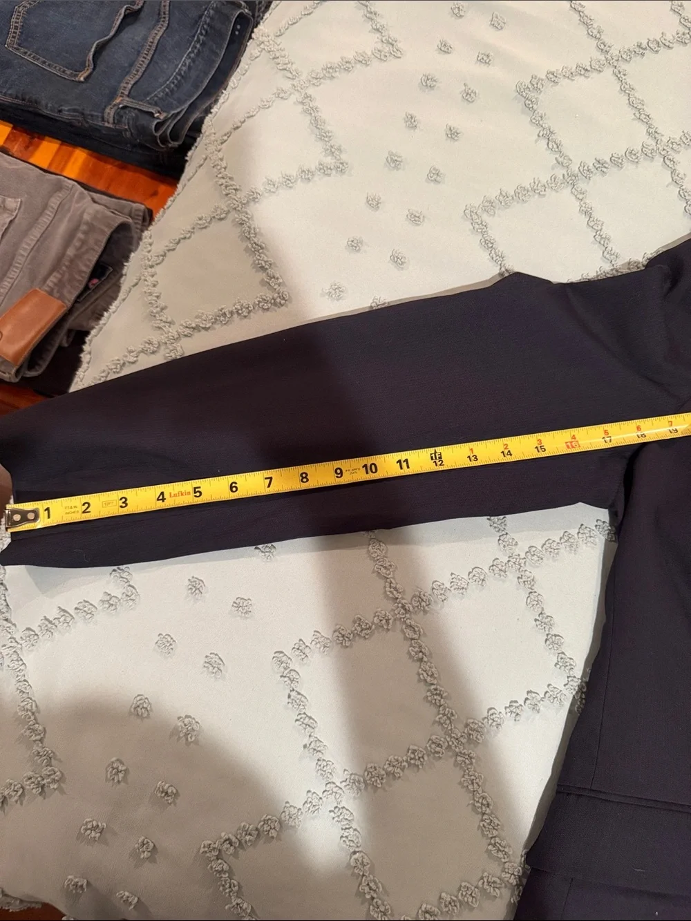 Perry Ellis Dark Navy Single-Breasted Suit Jacket